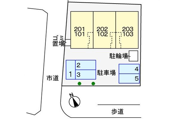 【区画図】 | ラカーサコモダ