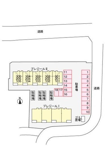 【区画図】 | プレジール2