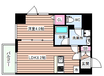 【間取り】 | ブエナビスタ梅田イースト