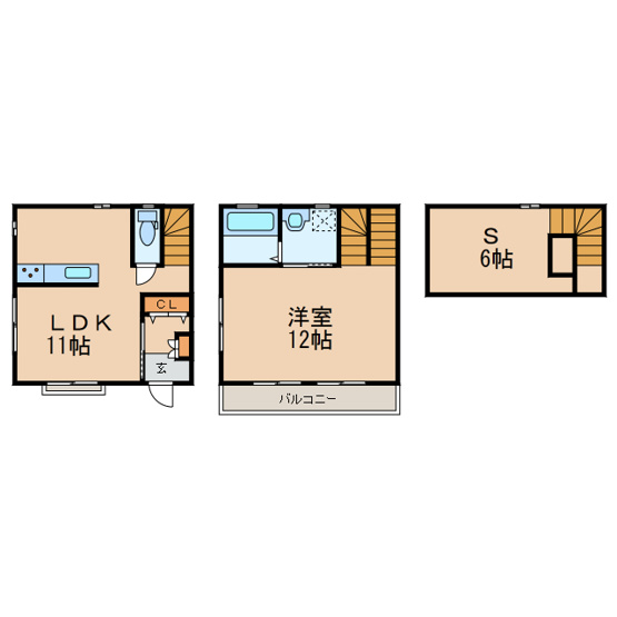 【間取り】 | ベルホーム３