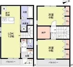 (仮称)藤沢市藤沢1丁目新築計画の間取り