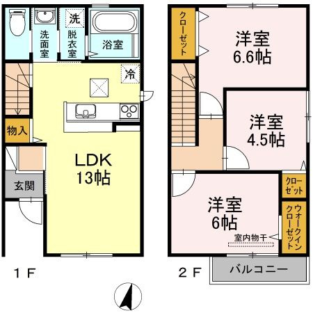 Ｔｒａｃｋの間取り