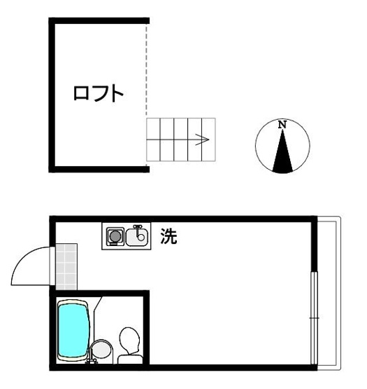 【間取り】 | プリンセスコート代沢