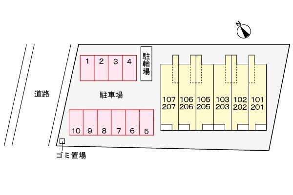 フェリーチェの区画図