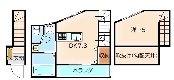 R-THREEの間取り