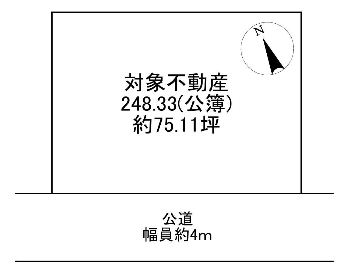 -三丁目不動産-　本庄市見福2丁目　売土地の土地図