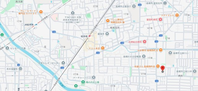 アンフィニィ・西町の地図