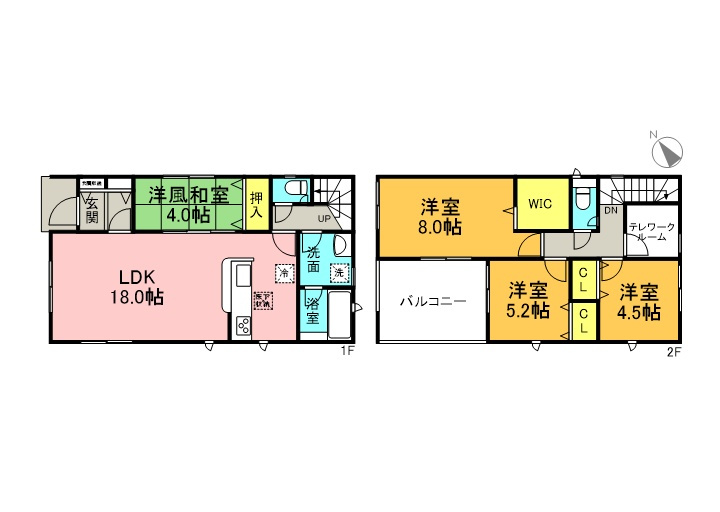 4LDK＋テレワークルーム