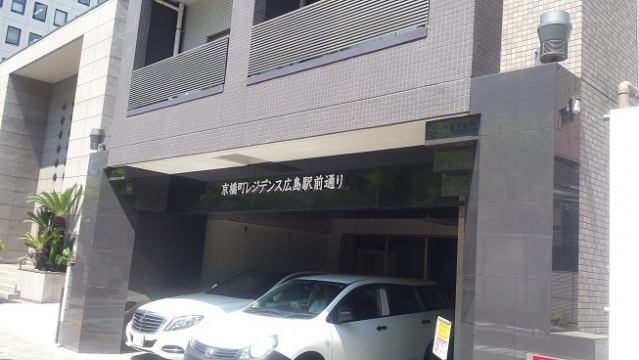 京橋町レジデンス広島駅前通りのエントランス|建物入口