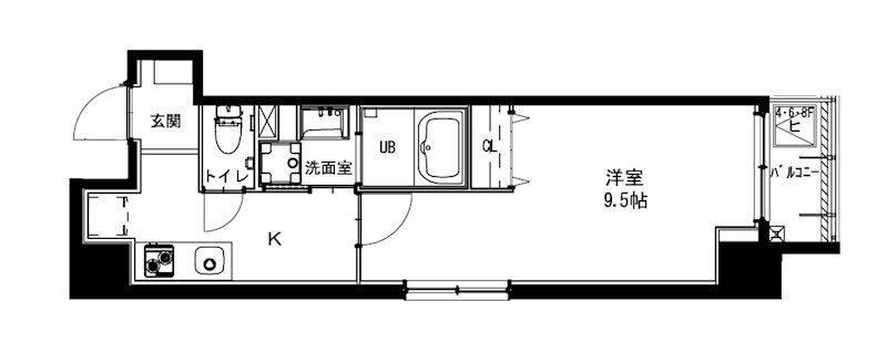 ボナール西船橋の間取り