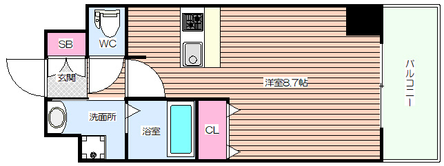 【間取り】 | プレサンス梅田北パワーゲート