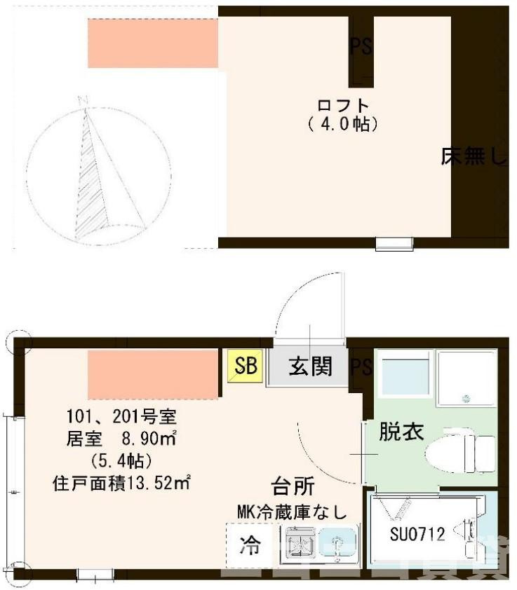 葛飾区東金町２丁目のアパートの間取り