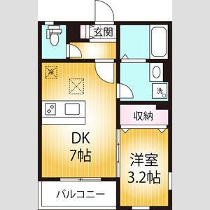 ＡＱＵＥ２２の間取り