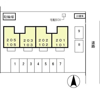 【区画図】 | クイーンハイツ　Ⅱ