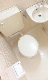 横浜市神奈川区大口通の賃貸マンションのトイレ