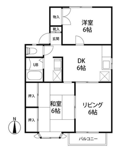 メンバーズタウンかすみの間取り