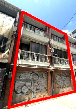 阪南町３丁目連棟店舗付き住居の外観