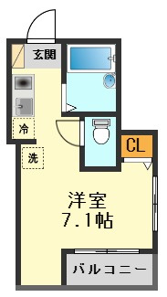 レスペデザ高砂の間取り