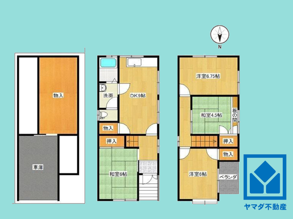 伏見区向島庚申町の間取り