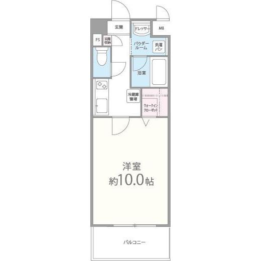 フランディル　オーラの間取り