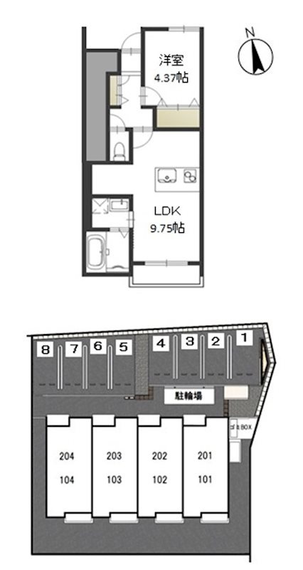 カーサ　リヒト（Casa Licht） の間取り