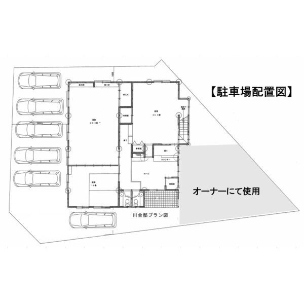 姫小川町姫西貸店舗の区画図