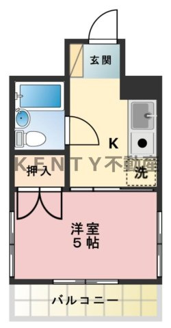 【間取り】 | 杉田ハイツ西大井