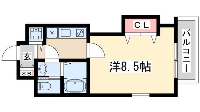 【間取り】 | ラグゼ江坂2