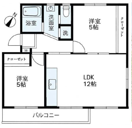 多摩市永山３丁目の中古マンションの間取り