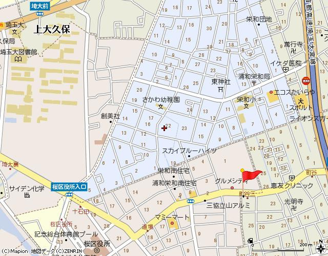 小川コーポ（町谷3丁目）の地図