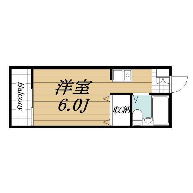 【間取り】 | コーポKAZUKI