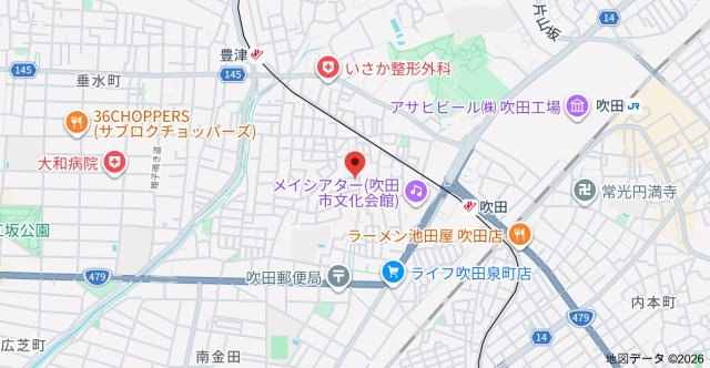 【地図】 | エルパシオン吹田泉町