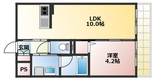 【間取り】 | エルパシオン吹田泉町