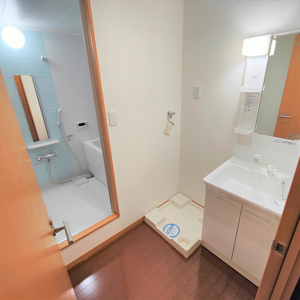 Auberge Nagoyaの独立洗面台
