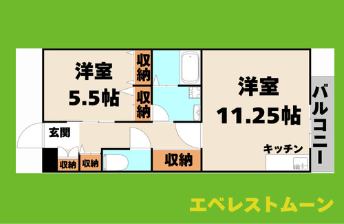 Auberge Nagoyaの間取り