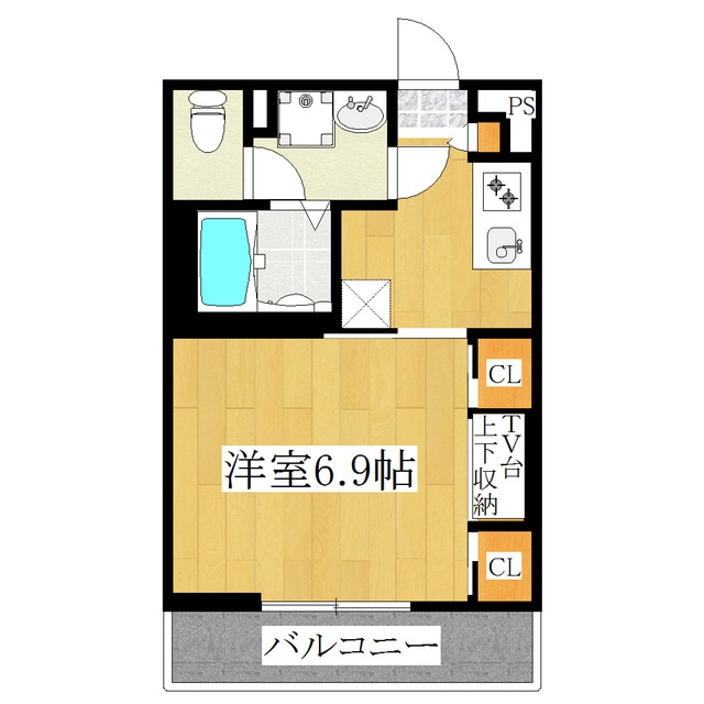 リブリ・王子神谷の間取り|充実設備の１Ｋ☆