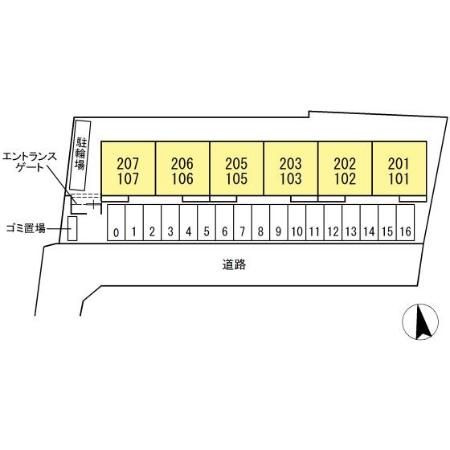 アベリアの区画図