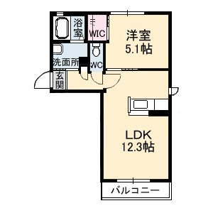 ヴィーナスコート福島　 の間取り