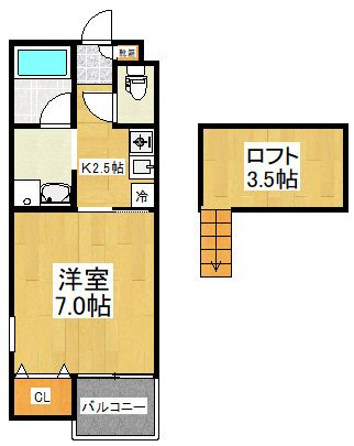 西生田インターナショナルハウスの間取り