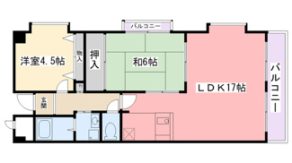 【間取り】 | ル　ファール夙川