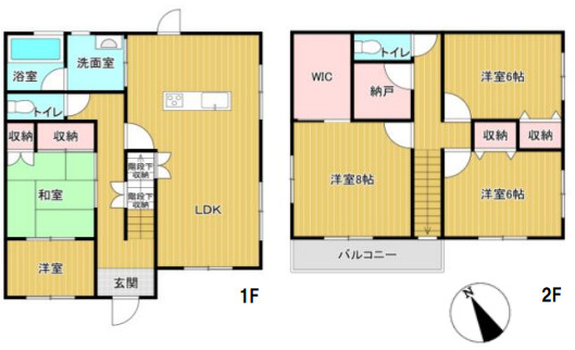 羽生市下川崎の間取り|5LDK＋S(納戸）の間取りです！
