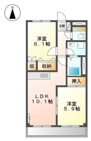 ベルグランデ高柳の間取り