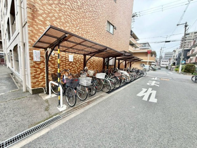 【駐輪場】 | あびこターミナルハイツ | 収納スペース充実してますよ☆綺麗な室内が保てますね！