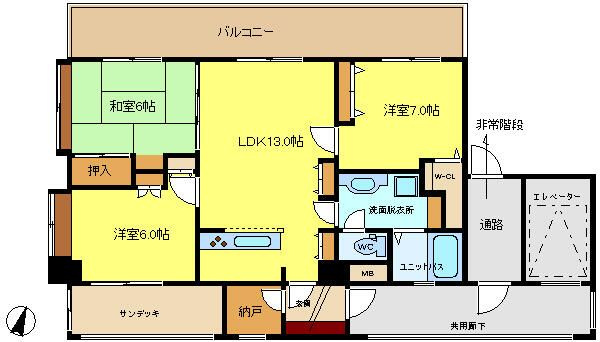 【間取り】 | MsSquare中町(エムズスクエアナカマチ)