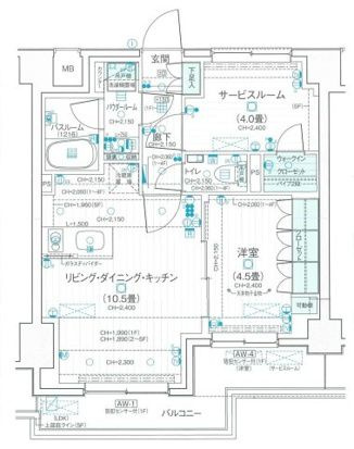 デュオステージ武蔵関の間取り