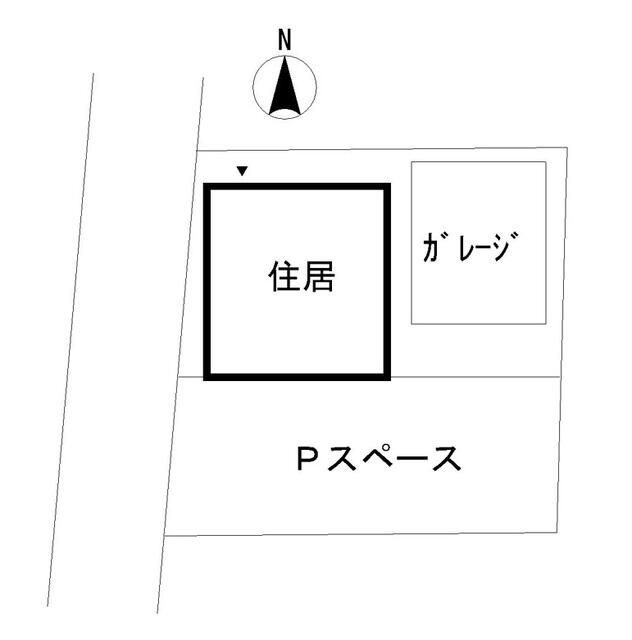 鈴木町一丁目貸家の区画図