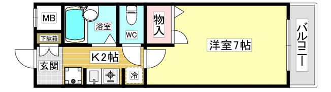 【間取り】 | ソレイユ西宮