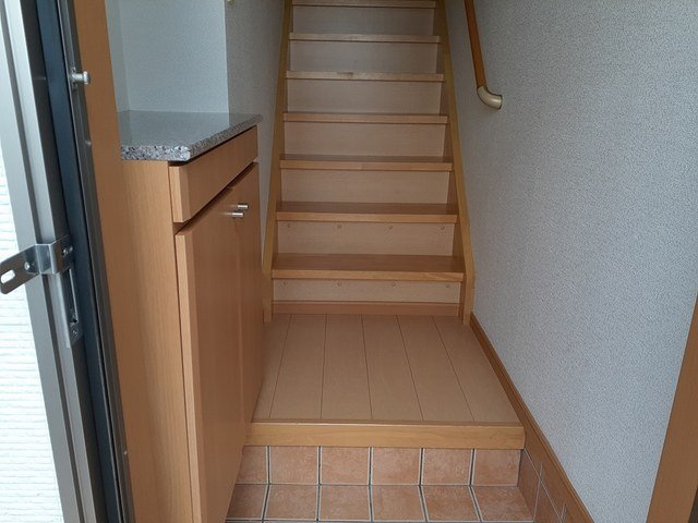 ヴィラ　サン　Ｂの玄関|きれいな玄関です