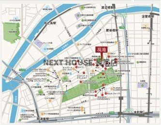 京町堀ビューアパートメントの地図
