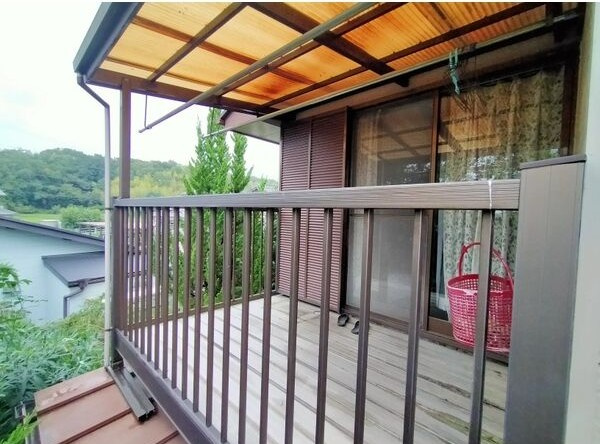 日進市三本木町大根戸建てのバルコニー